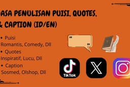Jasa Penulisan Puisi, Quotes, & Caption Sosmed (ID/EN)
