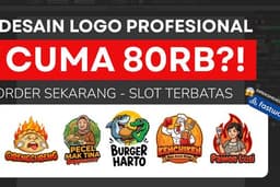 Jasa Desain Logo Profesional Murah 24 Jam - Revisi Unlimited Mulai 80rb