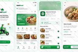 Website App Pesan Antar Online plus Kurir seperti Grabfood Gofood Shopee Food