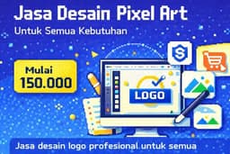 Jasa design pixel art karakter,icon,logo dll