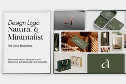 LOGO NATURAL & MINIMALIS untuk UMKM, Brand dan Perusahaan