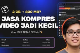 JASA KOMPRES VIDEO JADI KECIL (COMPRESS VIDEO)