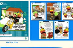 Komik Strip Simple Illustration