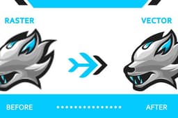 Saya akan melakukan pelacakan vektor logo, vektorisasi gambar, raster ke vektor ai