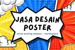 Jasa bikin desain poster banner untuk postingan media sosial, feed IG, dan Marketplace E-commerce