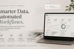 I will automate your Google Sheets, dashboards, and workflows using Apps Script