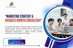 “Marketing Strategy & Business Growth Consultant