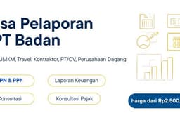 Jasa Pelaporan SPT Badan - UMKM, Travel, Kontraktor, PT/CV