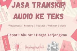 Transkip Audio ke Teks | Cepat & Akurat