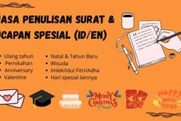 Jasa Penulisan Surat & Ucapan Spesial (ID/EN)