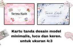 Kartu tanda (card) dengan berbagai desain sesuai kebutuhanmu harga 10000