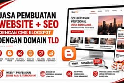 Jasa Pembuatan Website Company Profile SEO dengan CMS Blogspot Domain TLD
