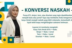 Konversi KTI Jadi Buku (REFERENSI/MONOGRAF/BUKU AJAR)/ ARTIKEL JURNAL