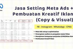 Jasa Setting Iklan Facebook dan Pembuatan Kreatif Iklan
