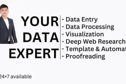 Jasa Entry Data, Processing, Visualize dan Template Excel Automation