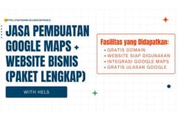 Jasa Pembuatan Google Maps + Website Bisnis (Paket Lengkap)