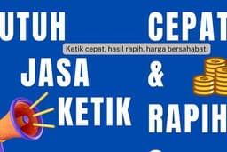 Butuh Jasa Ketik Cepat & Rapih? Disini Solusinya!