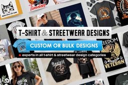 DESAIN KAOS DAN STREETWEAR FANTASTIS, UNIK DAN KEREN COCOK UNTUK BRAND ANDA