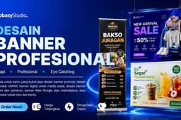 Desain Banner Promosi Modern untuk UMKM, Event & Bisnis