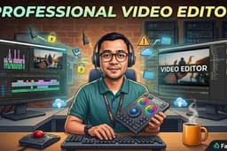 Video Editor Profesional untuk Konten TikTok, Reels & YouTube