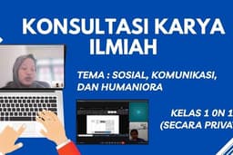 KONSULTASI KARYA ILMIAH (SKRIPSI, TESIS, ARTIKEL ILMIAH) ONLINE SECARA PRIVAT