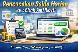 Match Pembayaran & Pencocokan Saldo Harian untuk bisnis anti ribet !
