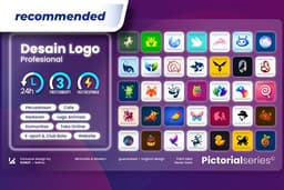 Desain Logo Profesional untuk Perusahaan, Cafe, Restoran, Komunitas, Toko Online, E-sport & Website