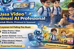 Jasa Video Animasi AI Profesional untuk Bisnis, Promosi & Sosmed
