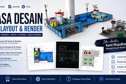 Jasa Desain 3D Layout Booth, Interior & Event | SketchUp + Render Realistis