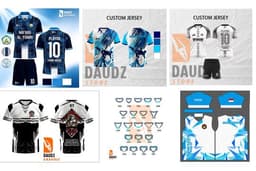 jasa Desain Mockup JERSEY dan POLA siap cetak