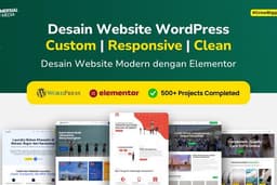 Desain Website WordPress dengan Elementor Profesional