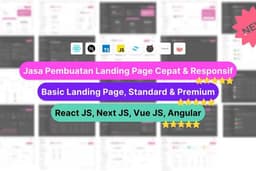 Jasa Pembuatan Landing Page Cepat & Responsif (React / Next.js)