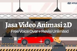 Jasa Video Animasi 2D | Motion Graphic | Video Explainer | Revisi Unlimited & Free Voice Over