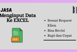Jasa Menginput Data ke Excel