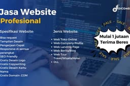 Jasa Website Murah Profesional (company, toko online, landing page)