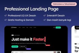 Pembuatan Website Landing Page Professional Berdasarkan Desain Figma Anda Menggunakan Framer or HTML