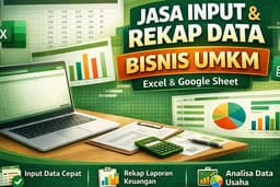 Input & Rekap Data Bisnis / UMKM (Excel & Google Sheet)