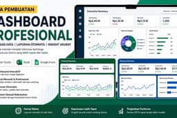 Jasa Pembuatan Dashboard Looker Studio, Excel & Google Spreadsheet Profesional