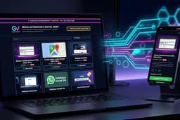 Jasa Penyediaan Paket Aplikasi Bio Link Generator & Template Web Cyber Neon Instan