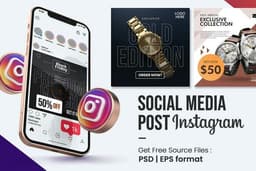 DESAIN POST SOSIAL MEDIA KEREN MULAI DARI HARGA 50Rb