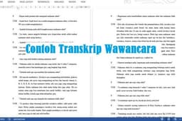 Jasa Pengetikan Transkrip Wawancara