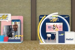 3D Desain Booth Exhibition Pameran