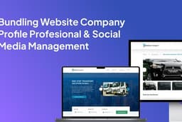 Bundling Website Company Profile Profesional & Social Media Management Harga Bersaing