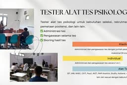 Tester & Skoring Alat Tes Psikologi - Klasikal/Individual/Pendidikan/Pio/Anak/Klinis