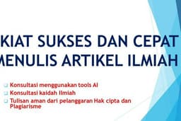 Coaching penulisan Artikel Ilmiah
