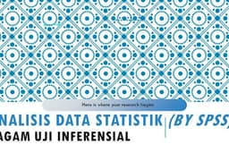 Analisis Data SPSS untuk berbagai Jenis Uji Statsitik