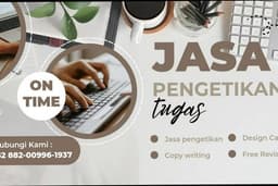 jasa pengetikan umum apapun dengan waktu satu jam