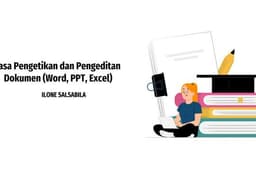 Jasa Pengetikan & Pengeditan Dokumen, dll (Word, PowerPoint, Excel)