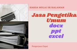 Pengetikan Apa Saja, Cepat 1 Hari