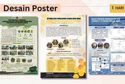 Desain Poster Ilmiah, Poster Publikasi Jurnal, Poster KTI, Poster Event/Lomba, Poster Tugas Kuliah
